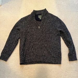 Woolrich quarter zip sweater with a bit of a collar